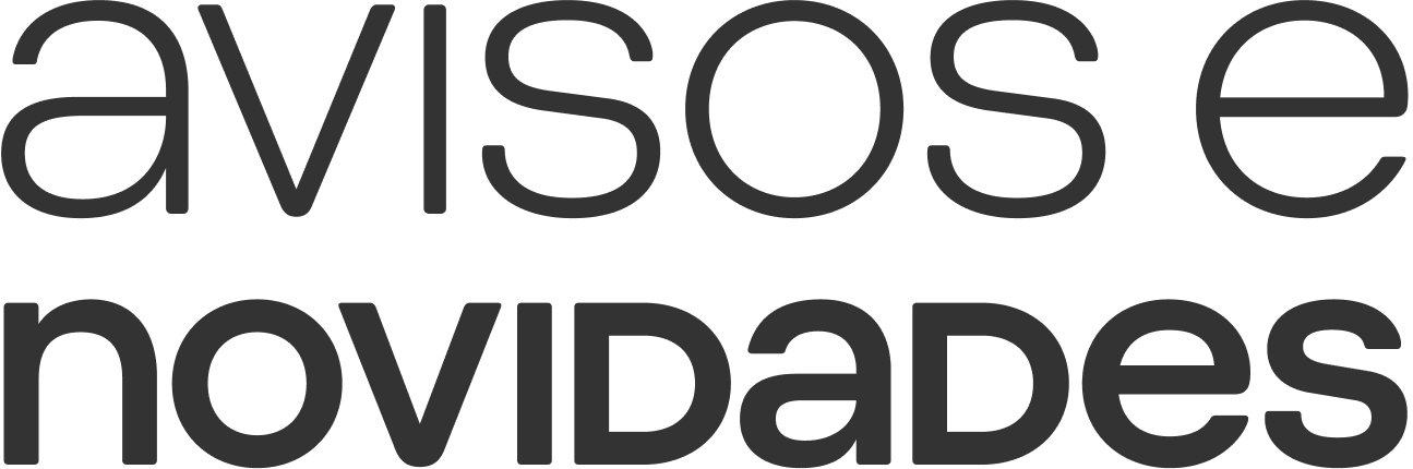 Avisos e Novidades